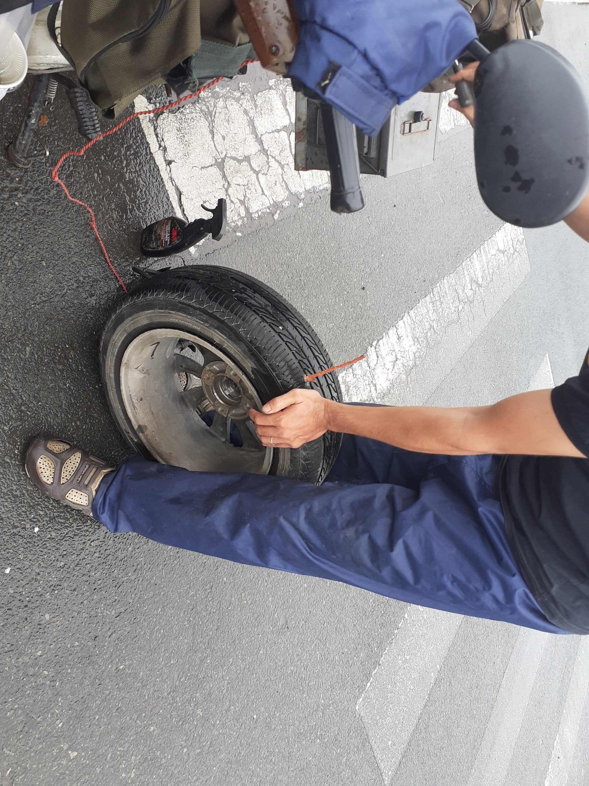 vá xe đường Thùy Vân Vũng Tàu